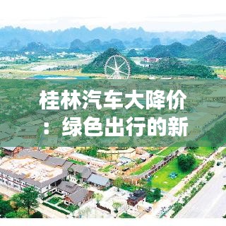 桂林汽车大降价：绿色出行的新风尚