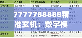 7777788888精准玄机：数字模式与个人成长的关系