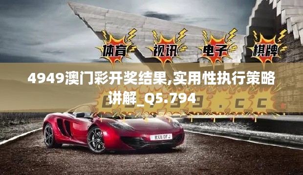 4949澳门彩开奖结果,实用性执行策略讲解_Q5.794