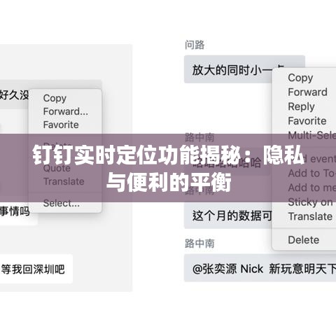 钉钉实时定位功能揭秘：隐私与便利的平衡