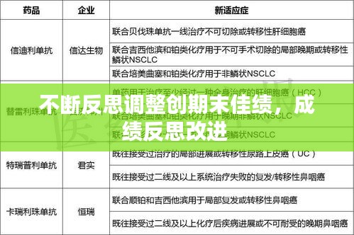 不断反思调整创期末佳绩，成绩反思改进 