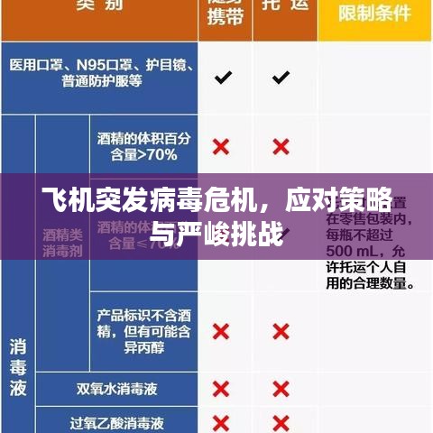 飞机突发病毒危机，应对策略与严峻挑战